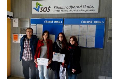 Uczniowie ZSTiO w Skoczowie na konkursie w Czechach